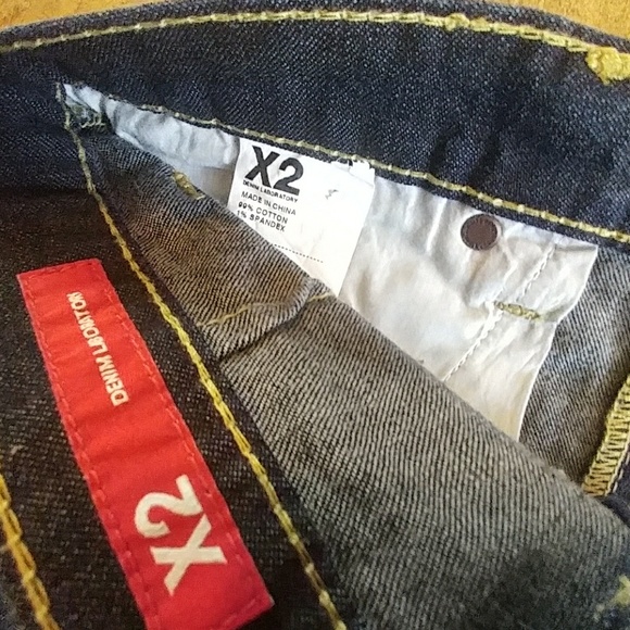 X2 denim laboratory jean skirt - Picture 4 of 5